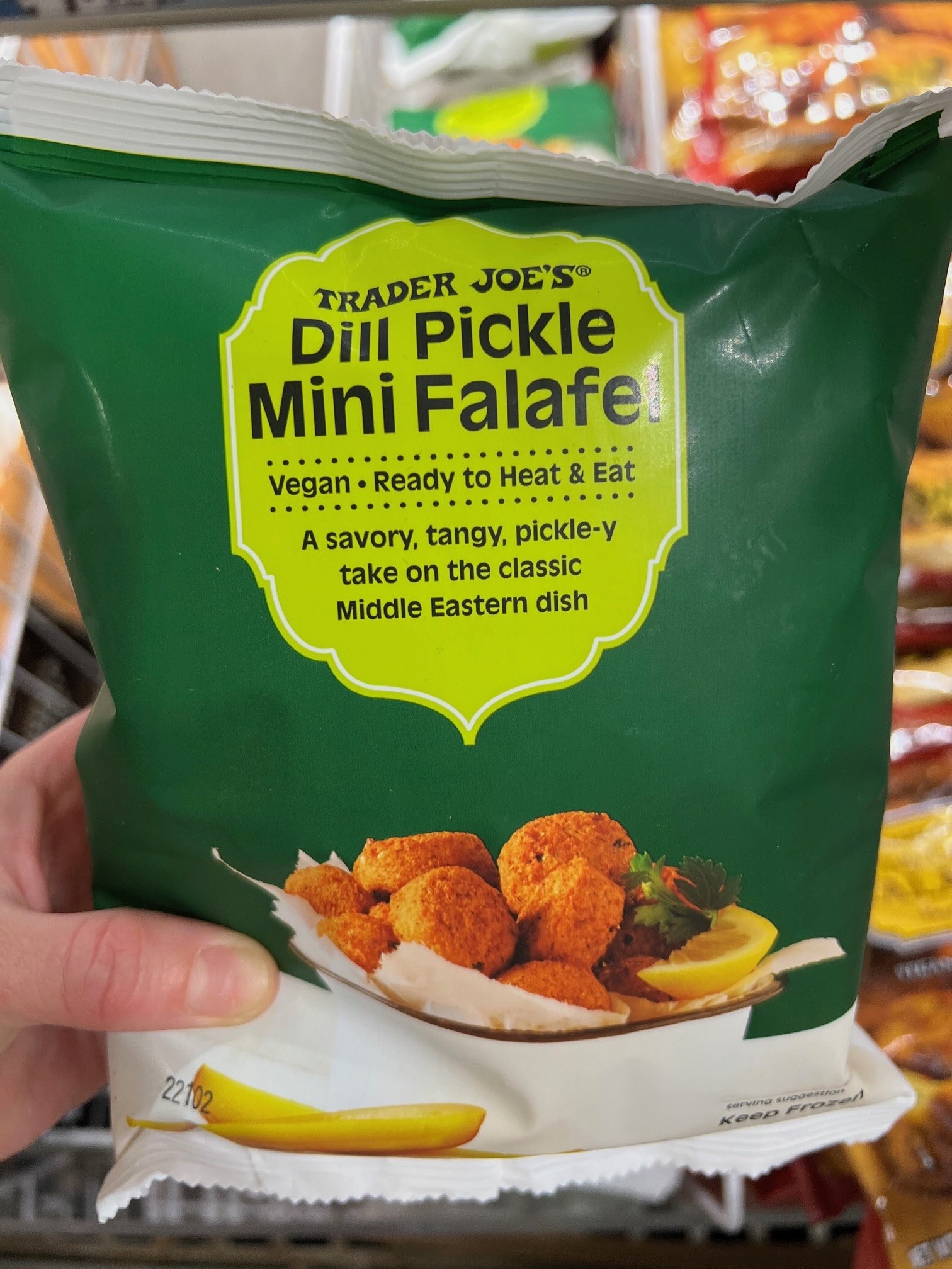 Dill Pickle Mini Falafel