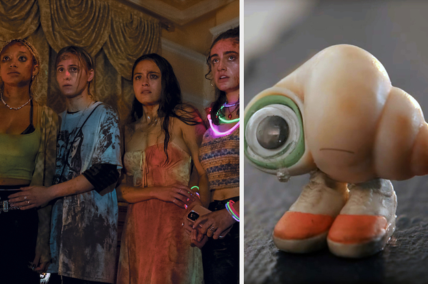 Bodies Bodies Bodies side by side with Marcel the Shell