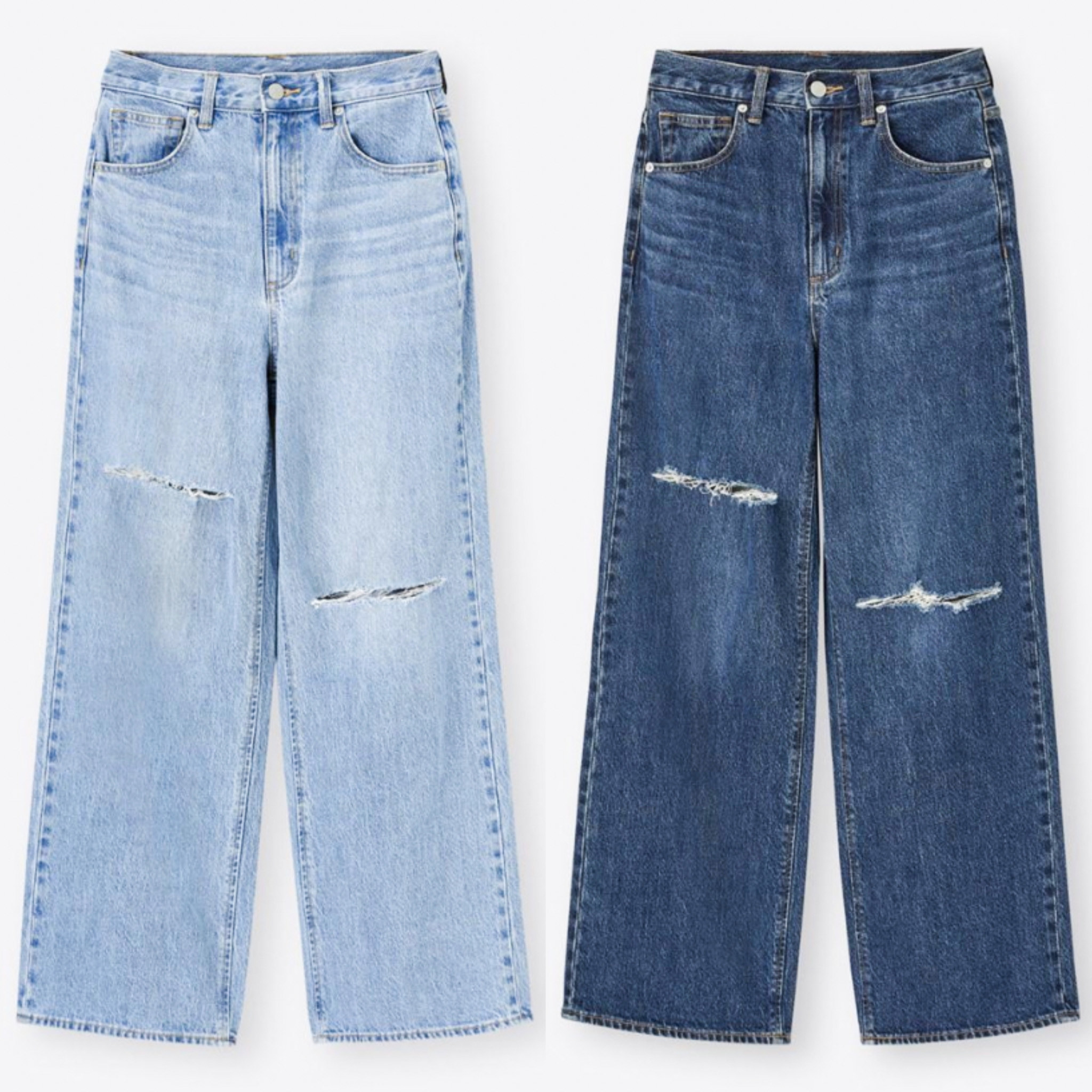 やっと理想のシルエットに出会えた…!GUの「2490円デニム」体型カバーできるの嬉しすぎる♡ やっと理想のシルエットに出会えた…!GUの「2490円デニム」体型カバーできるの嬉しすぎる♡