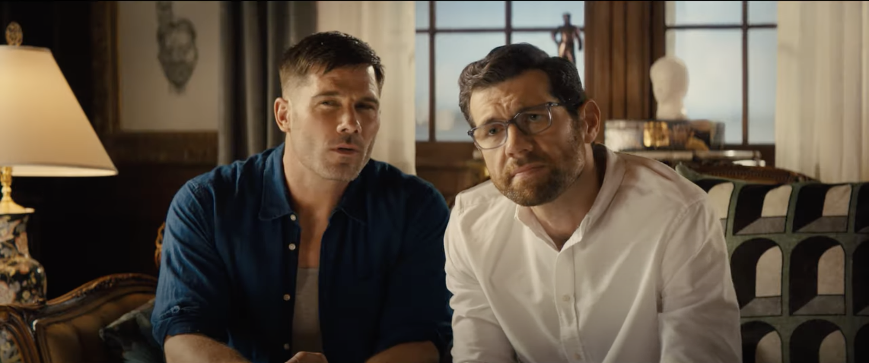 Billy Eichner and Luke Macfarlane in &quot;Bros&quot;