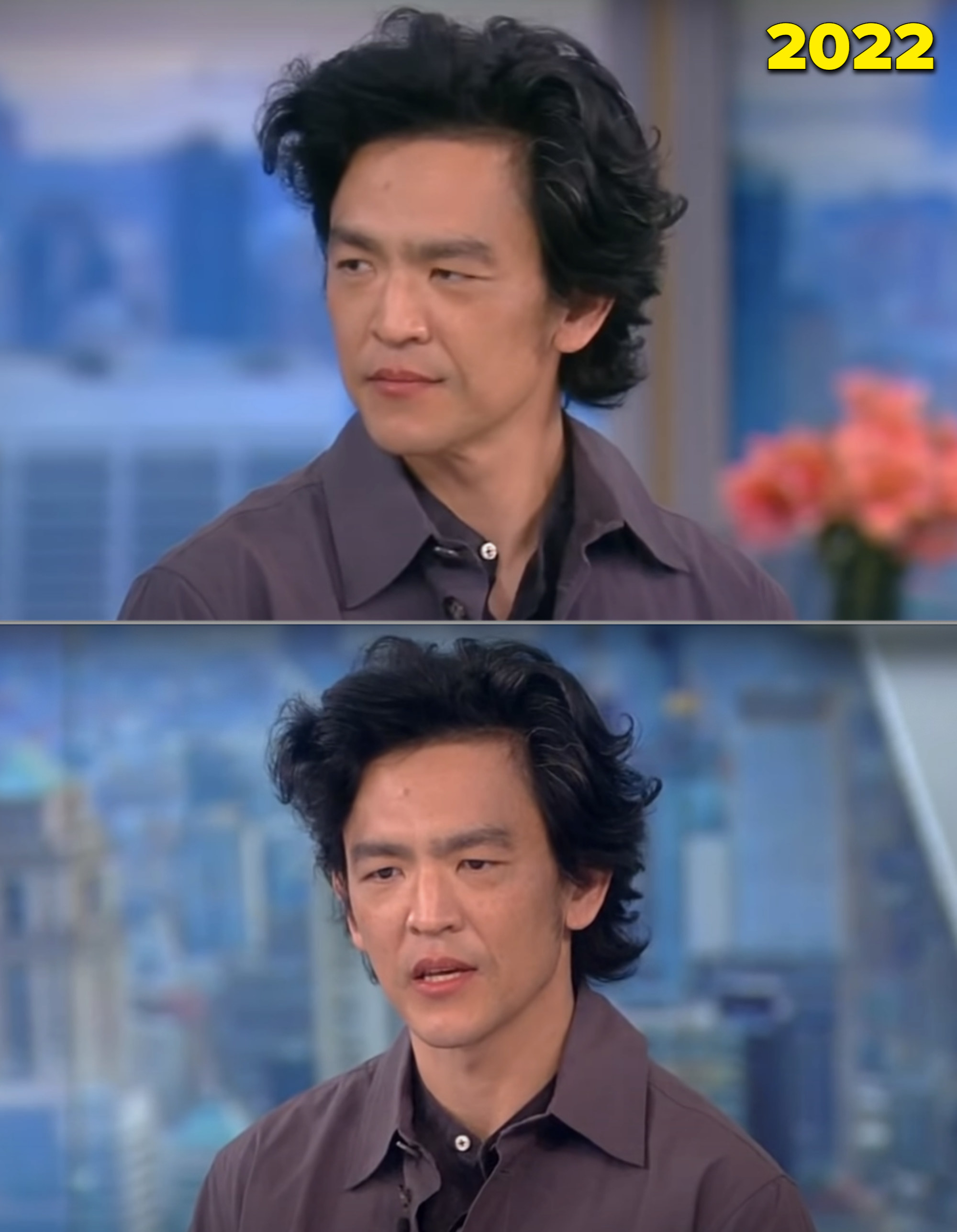 John Cho being interviewed on &quot;The View&quot; in 2022