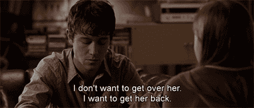 Joseph Gordon-Levitt as Hansen saying &quot;I don&#x27;t want to get over her. I want to get her back&quot; in &quot;500 Days of Summer&quot;
