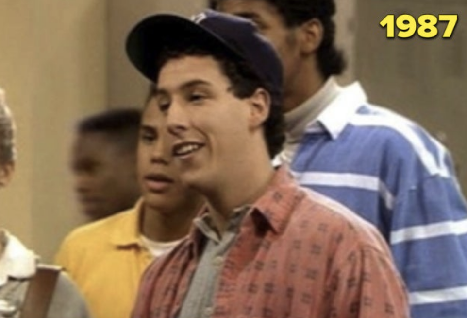 Sandler in his early 20s on &quot;The Cosby Show&quot;