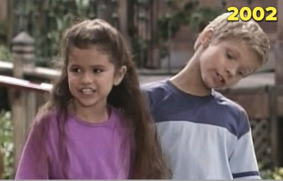 Selena Gomez on &quot;Barney&quot; as a kid