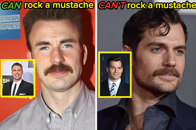 I'm Curious Whether You Think These Celebrities Look Better With Or Without A Mustache