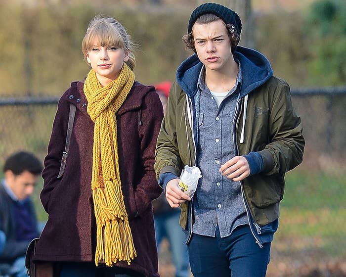 A close-up of Harry and Taylor together