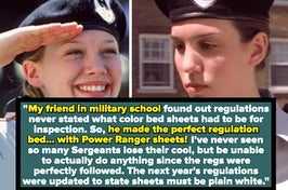 Hilary Duff and Christy Carlson Romano in "Cadet Kelly"