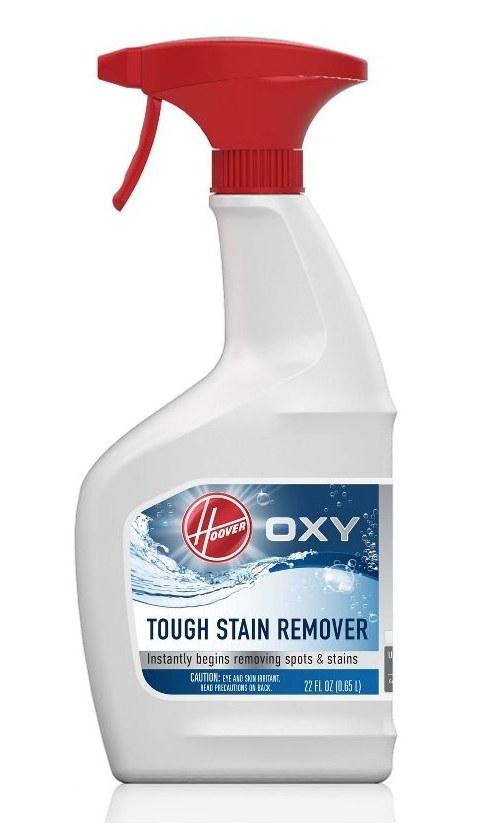 A bottle of carpet and upholstery stain remover