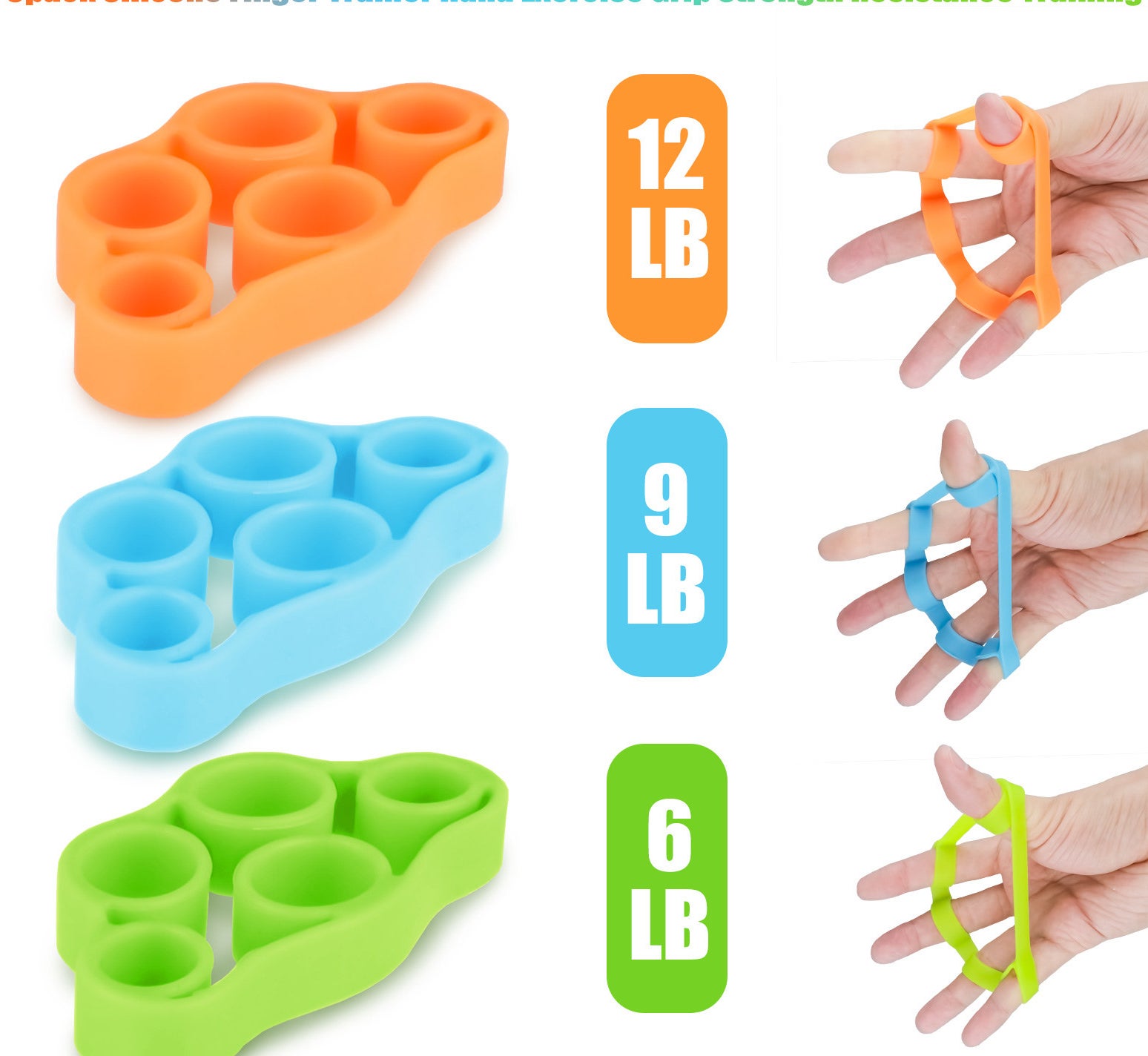 a green hand and finger exerciser