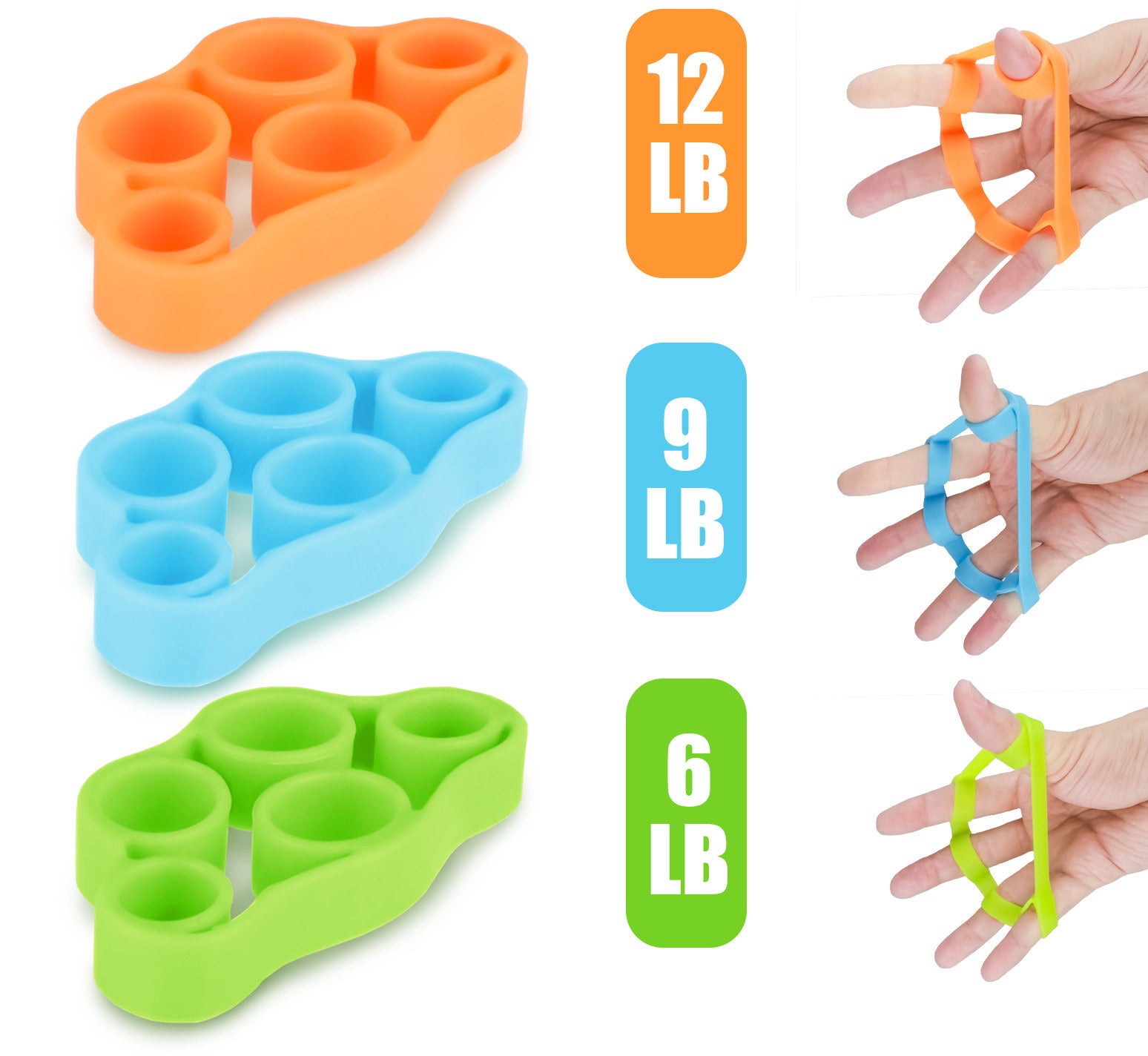 a green hand and finger exerciser