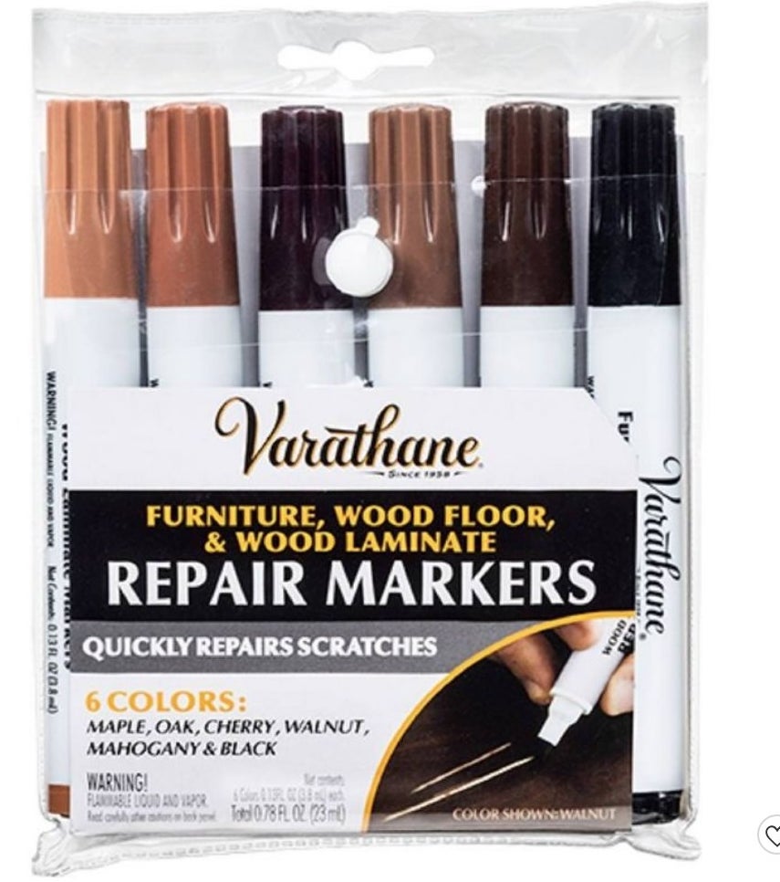 A pack of wood repair markers