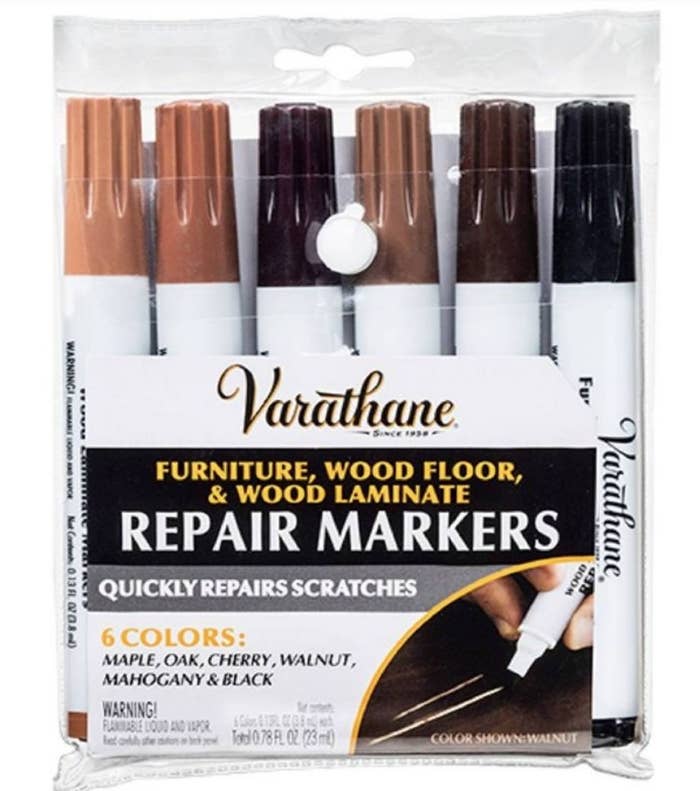 A pack of wood repair markers