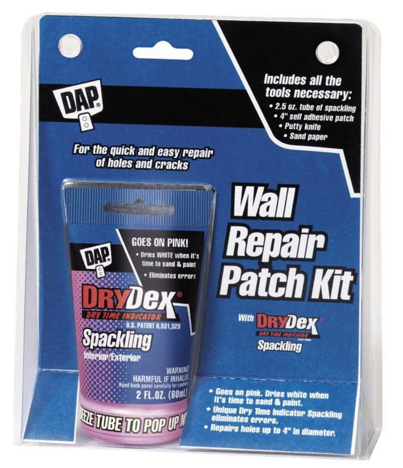 A wall repair patch kit