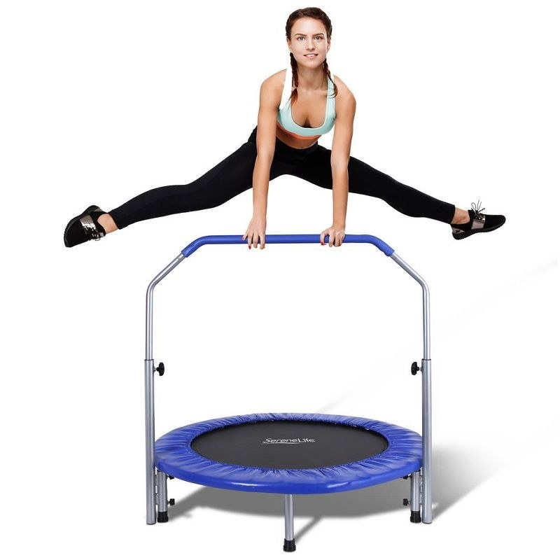 Model using the mini trampoline