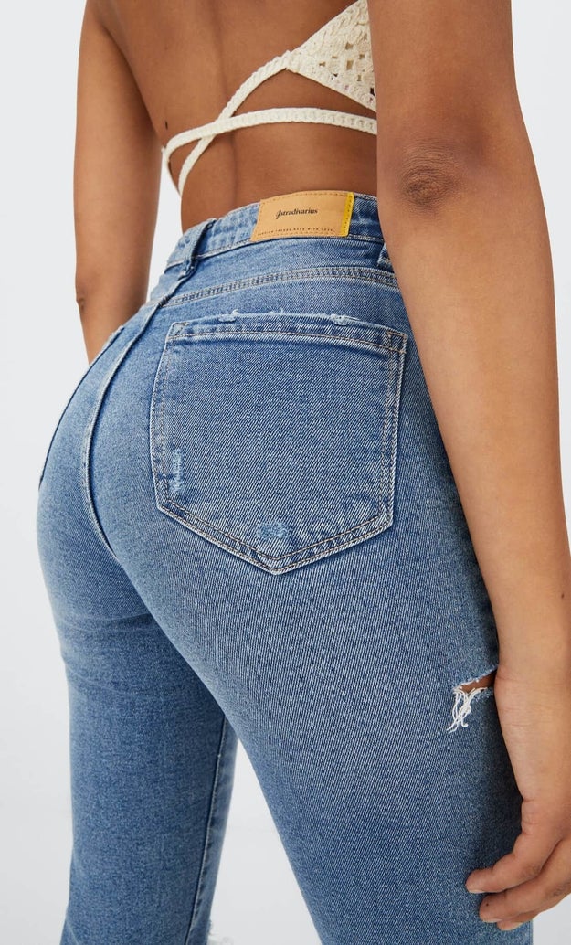 Mom Jeans For Stradivarius Body Shape Straight Leg Jeans Jeans