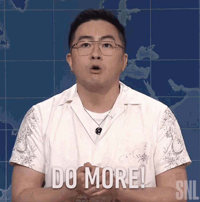 Bowen Yang on &quot;SNL&#x27;s&quot; Weekend Update: &quot;Do more!&quot;