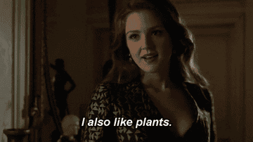Actor from &quot;Gotham&quot; saying, &quot;I also like plants.&quot;