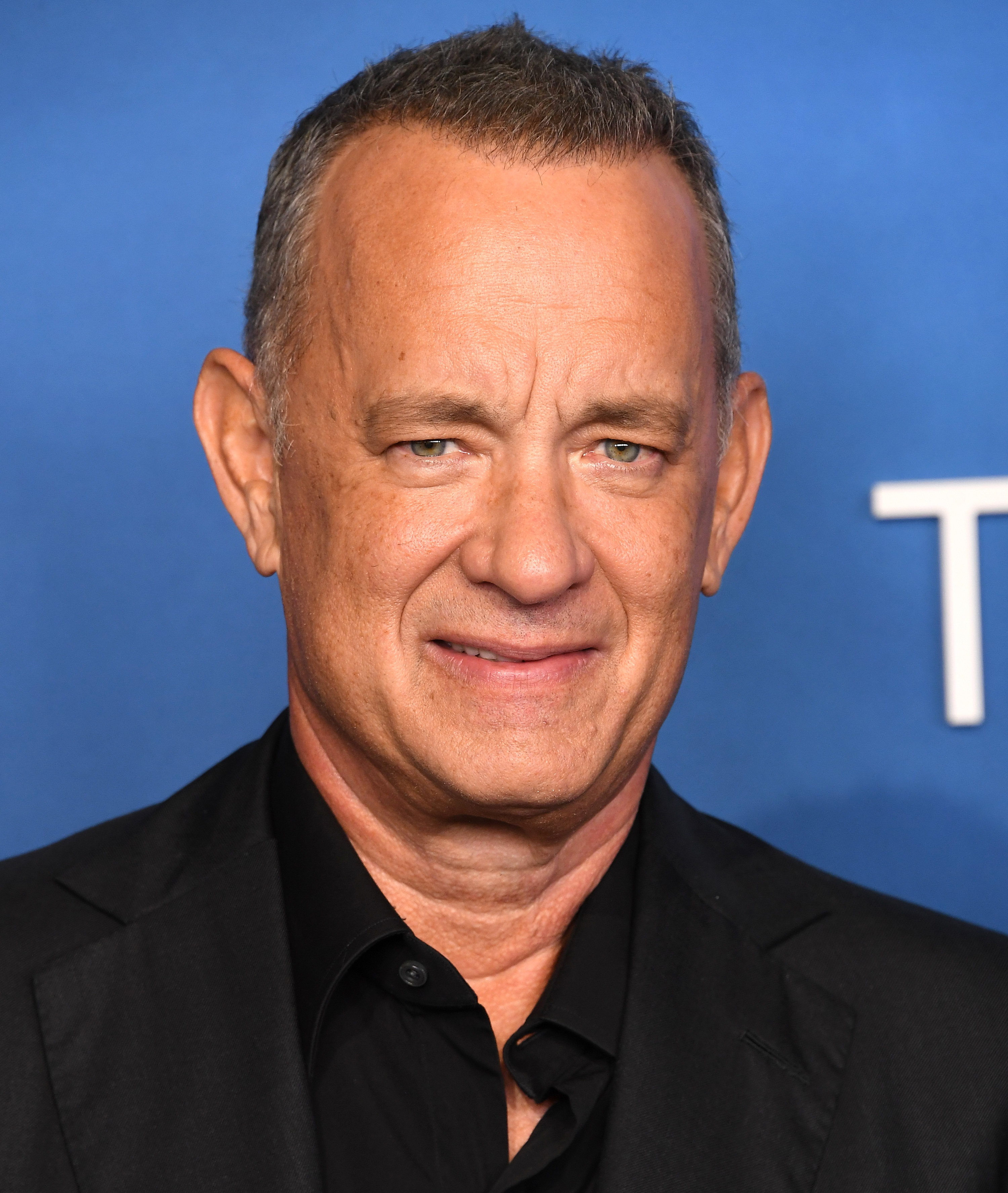 Tom Hanks stops by Pacific Design Center on November 02, 2021