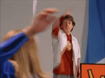 Gordo throws Lizzie a ribbon and she dances in a circle with it