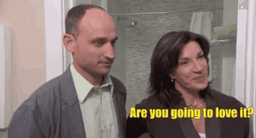 Hilary Farr and David Visentin of HGTV&#x27;s Love It or List It asking if you&#x27;ll love it or list it