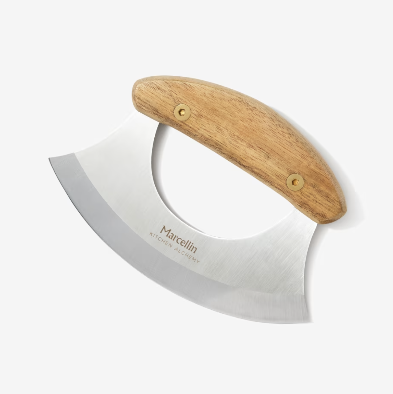 Knife with wood handle