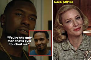 Chiron and Kevin from "Moonlight;" Carol from "Carol"