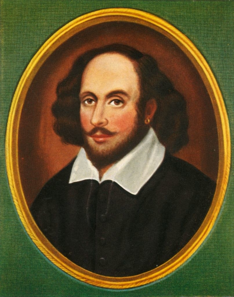 A portrait of Shakespeare