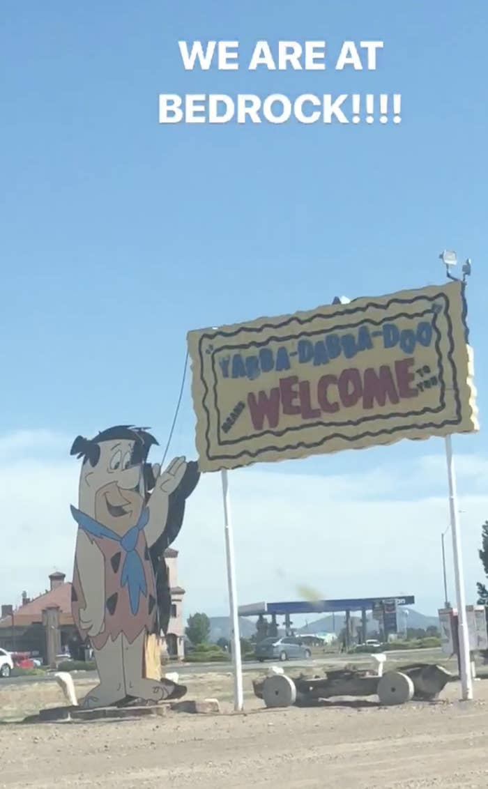A photo of Bedrock City