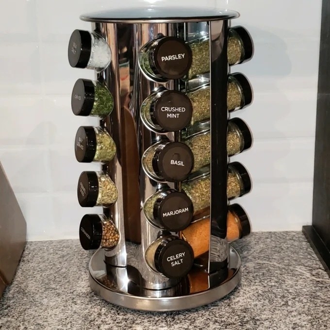 reviewer image of the spice rack