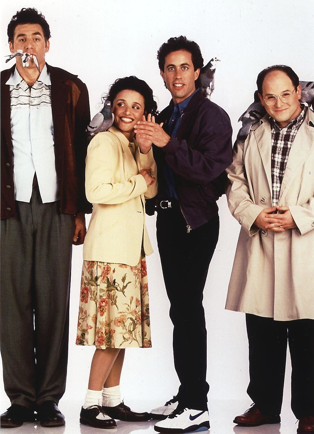 The cast of NBC&#x27;s popularr comedy series &quot;Seinfeld&quot;