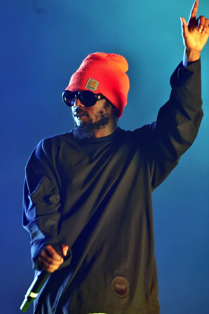Kendrick Lamar performing at the Tycoon Music Festival in 2019.