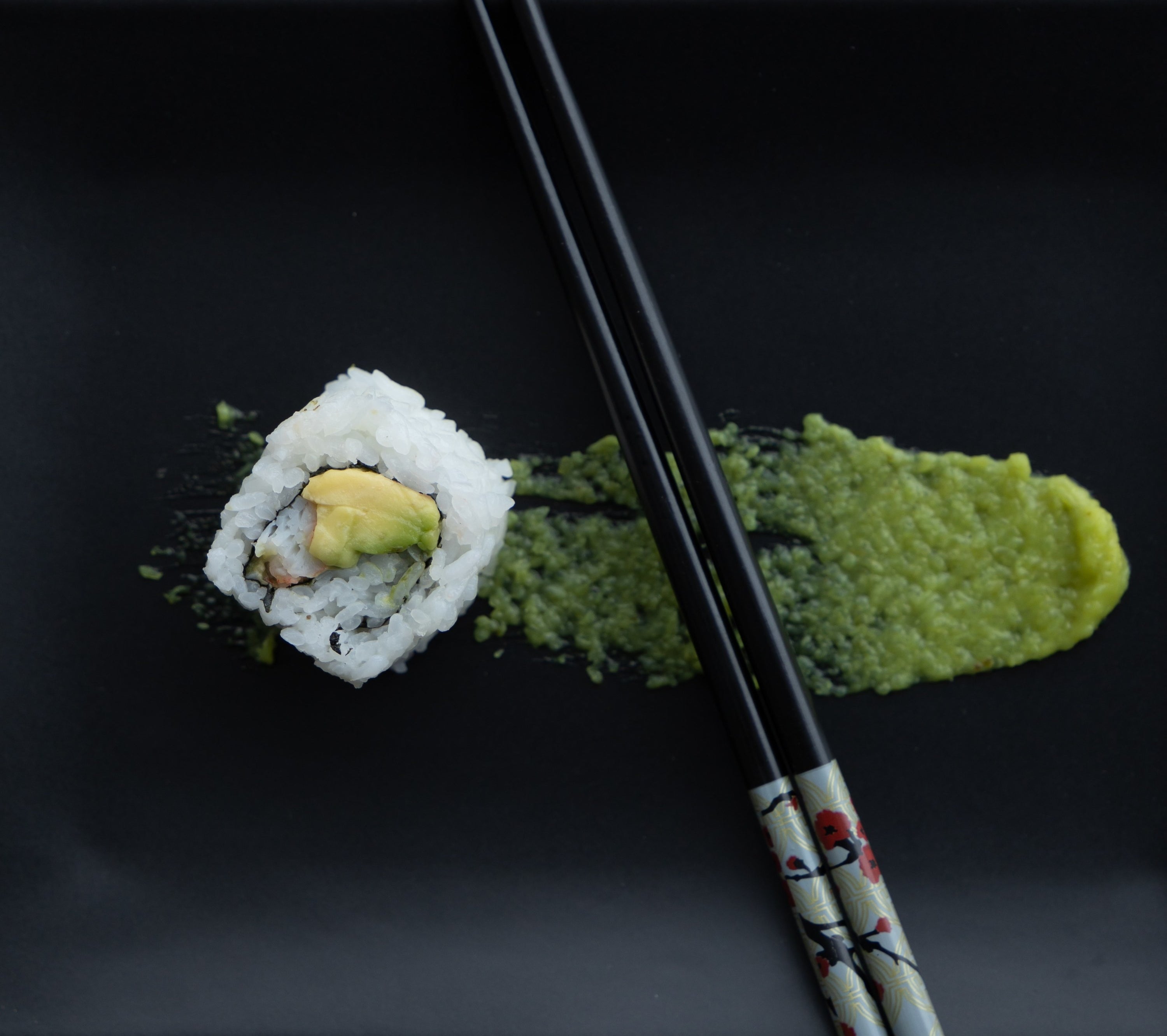Sushi and wasabi