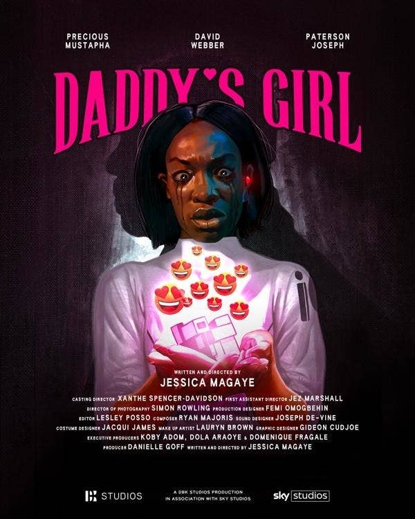 Movie poster for short film &quot;Daddy&#x27;s Girl.&quot;