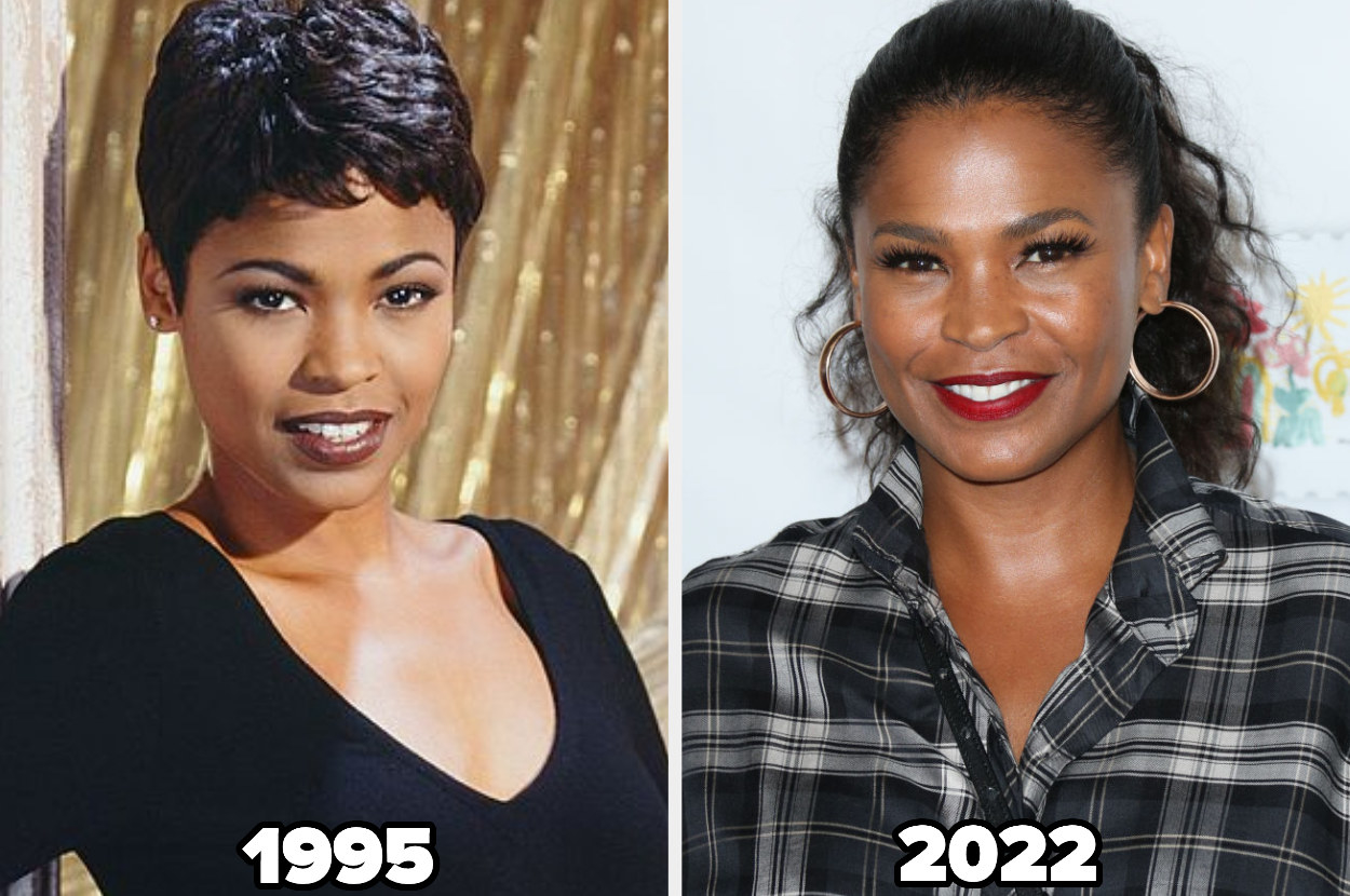 Nia Long on Season 5 of The Fresh Prince of Bel-Air in 1995 and on the right at the Elizabeth Glaser Pediatric AIDS Foundation&#x27;s 28th Annual &quot;A Time for Heroes&quot; Family Festival in 2022