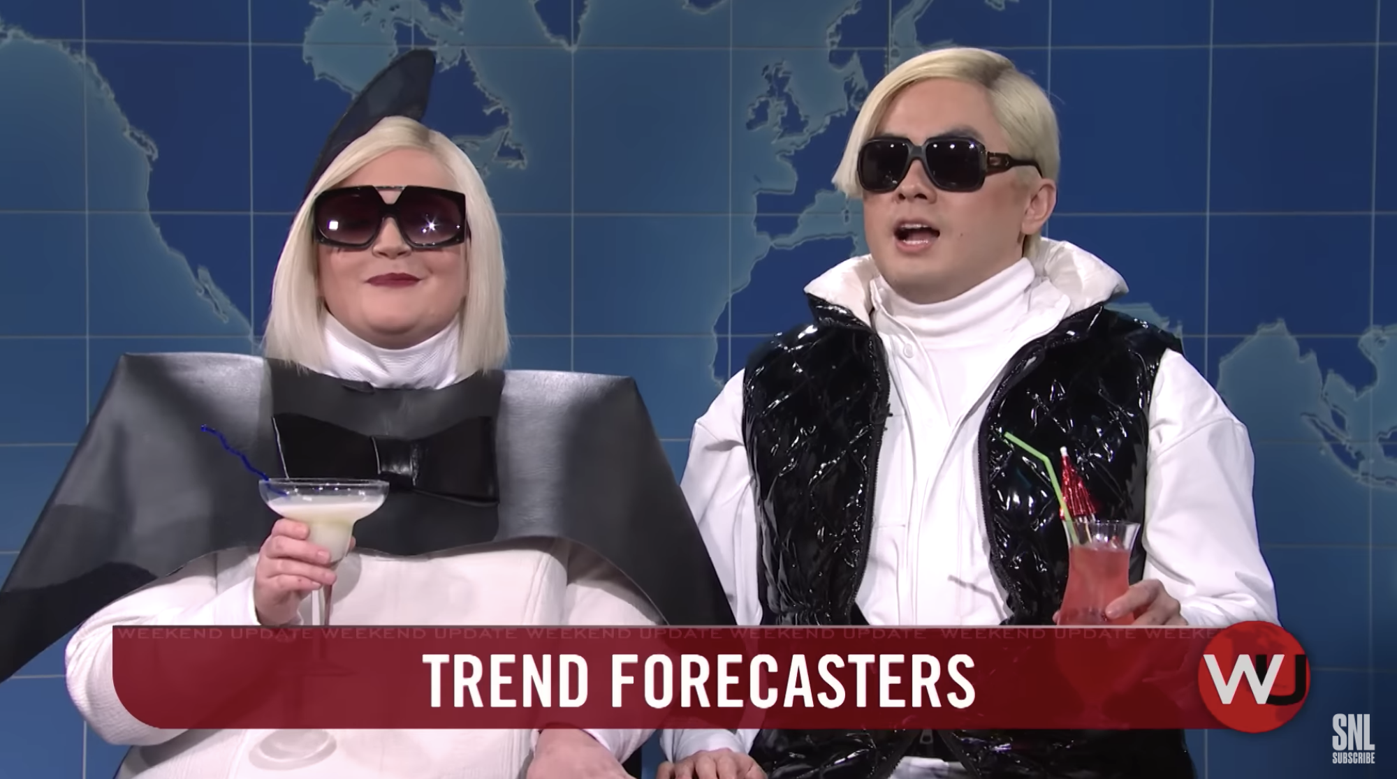 Aidy Bryant and Bowen Yang as Trend Forecasters on &quot;SNL&quot;