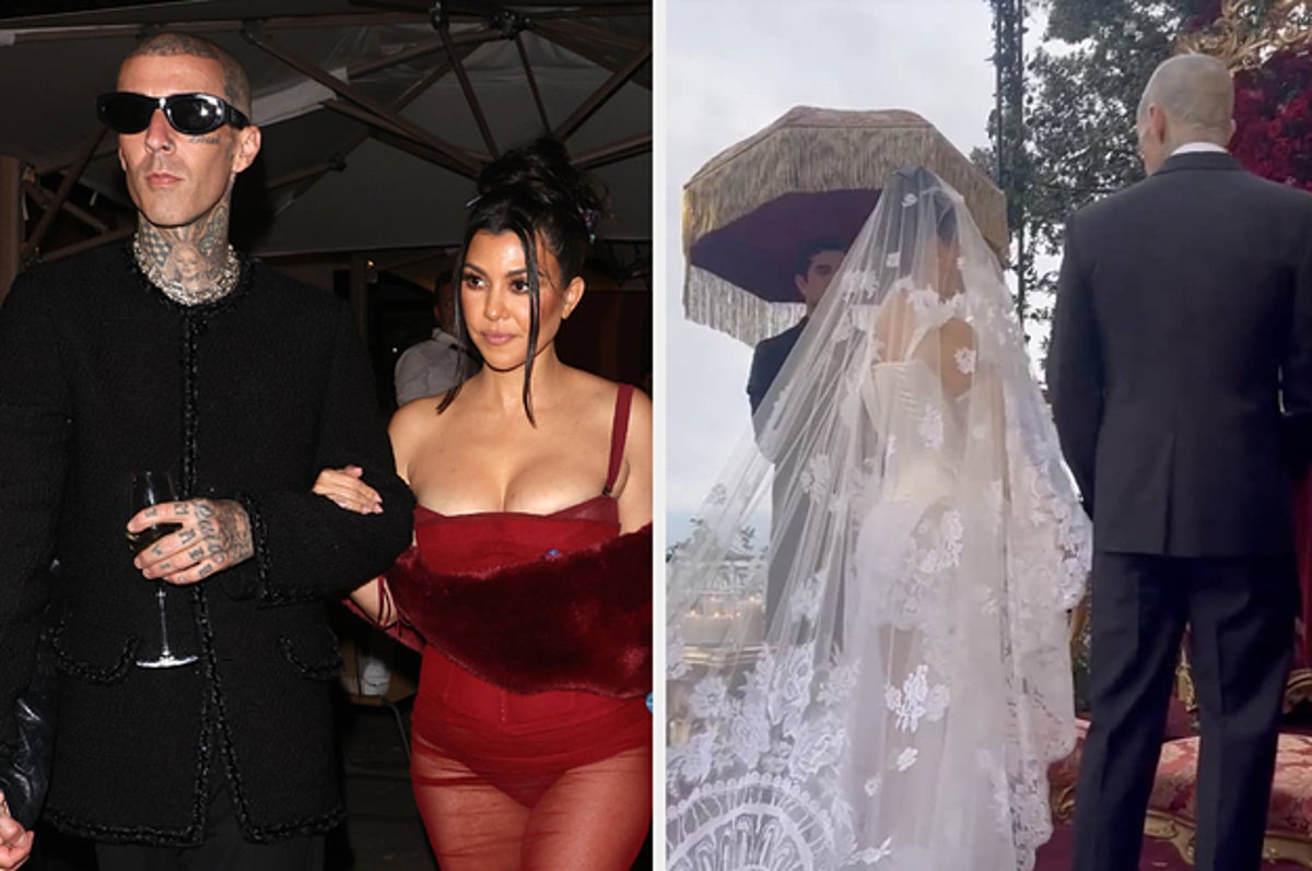 Kourtney Kardashian And Travis Barker Get Married In Italy