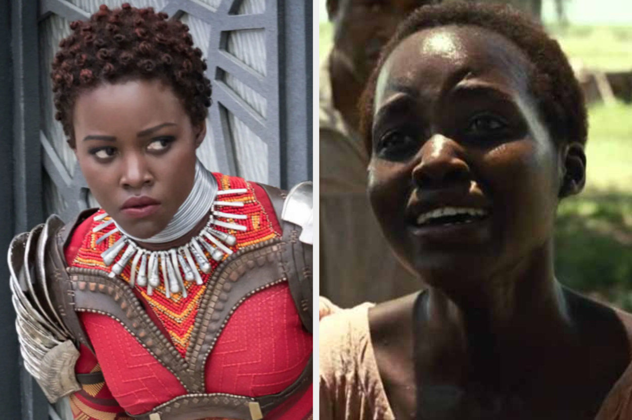 Lupita in Black Panther and crying in 12 Years a Slave