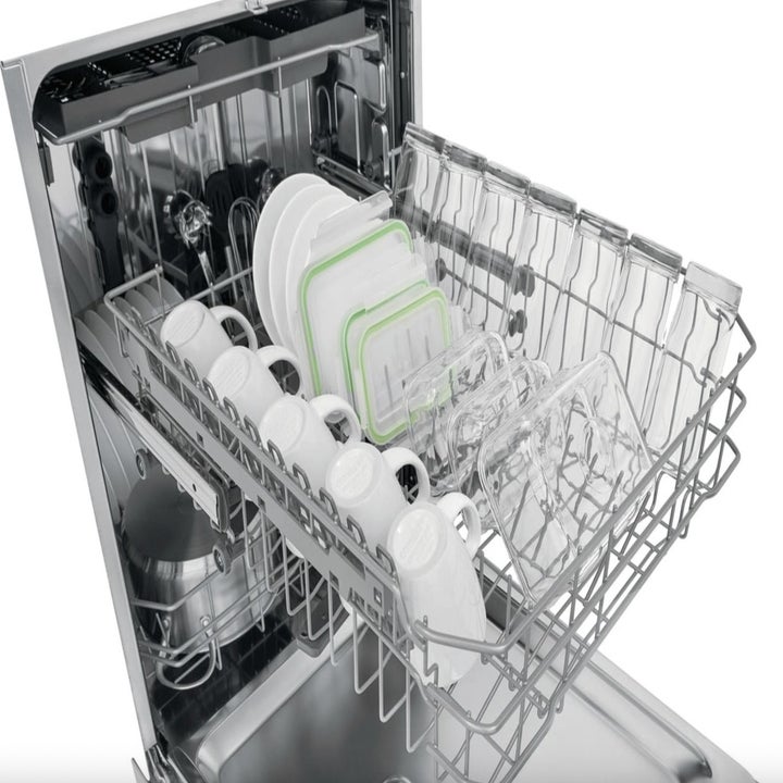 inside of dishwasher