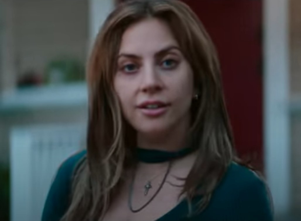 Lady Gaga as Ally turns around to say goodbye to Jackson in &quot;A Star Is Born&quot;