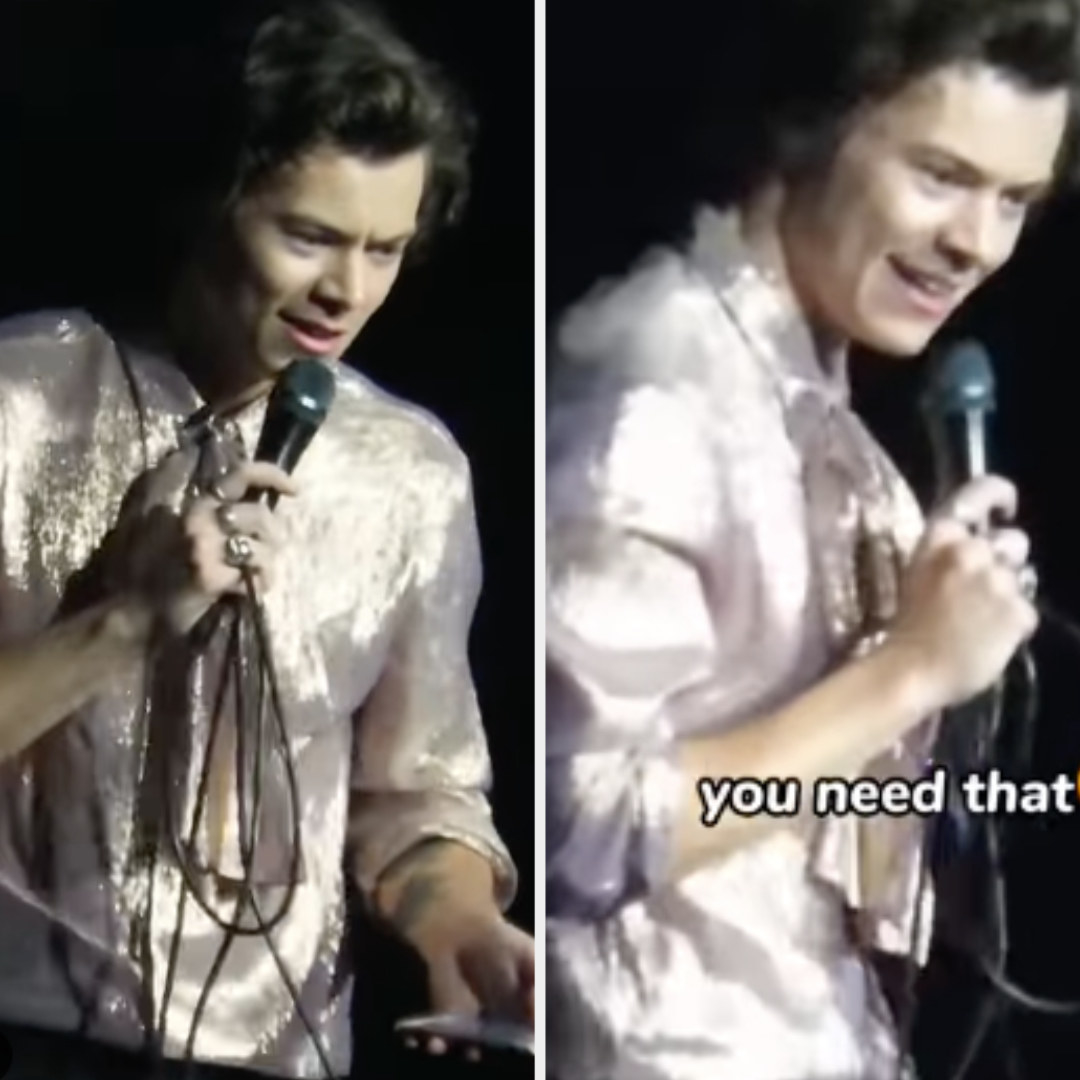 Harry Styles saying &quot;you need that!&quot;