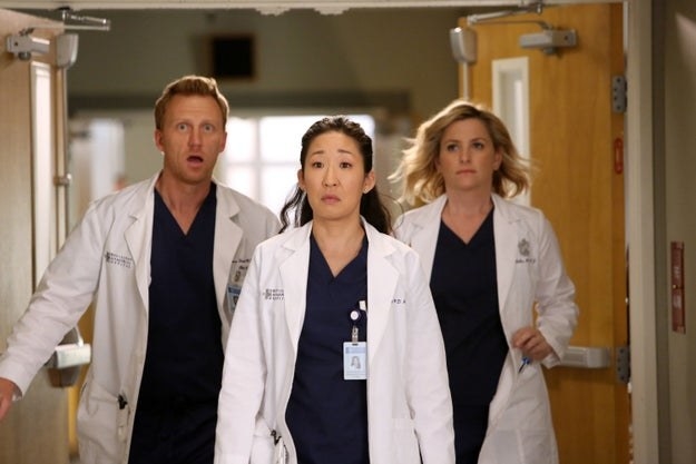 Cristina leads two other doctors down the hall