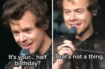 Harry Styles saying 'that's not a thing'