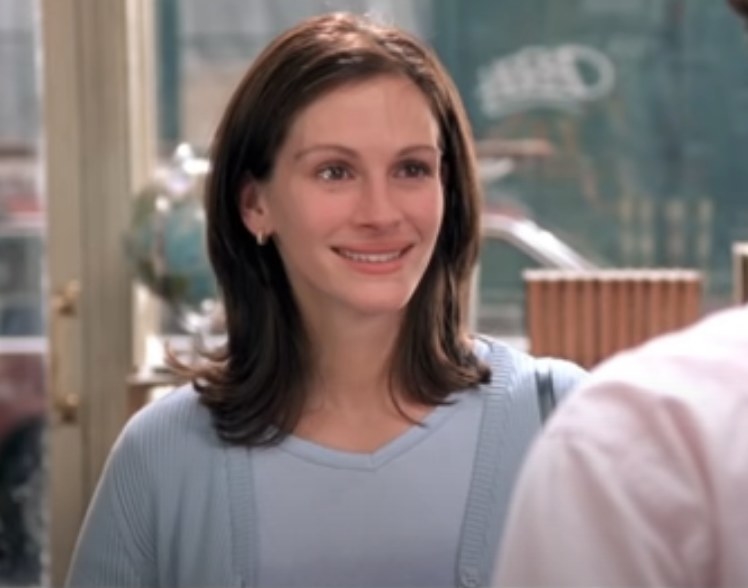 Julia Roberts as Anna asks William to love her in &quot;Notting Hill&quot;