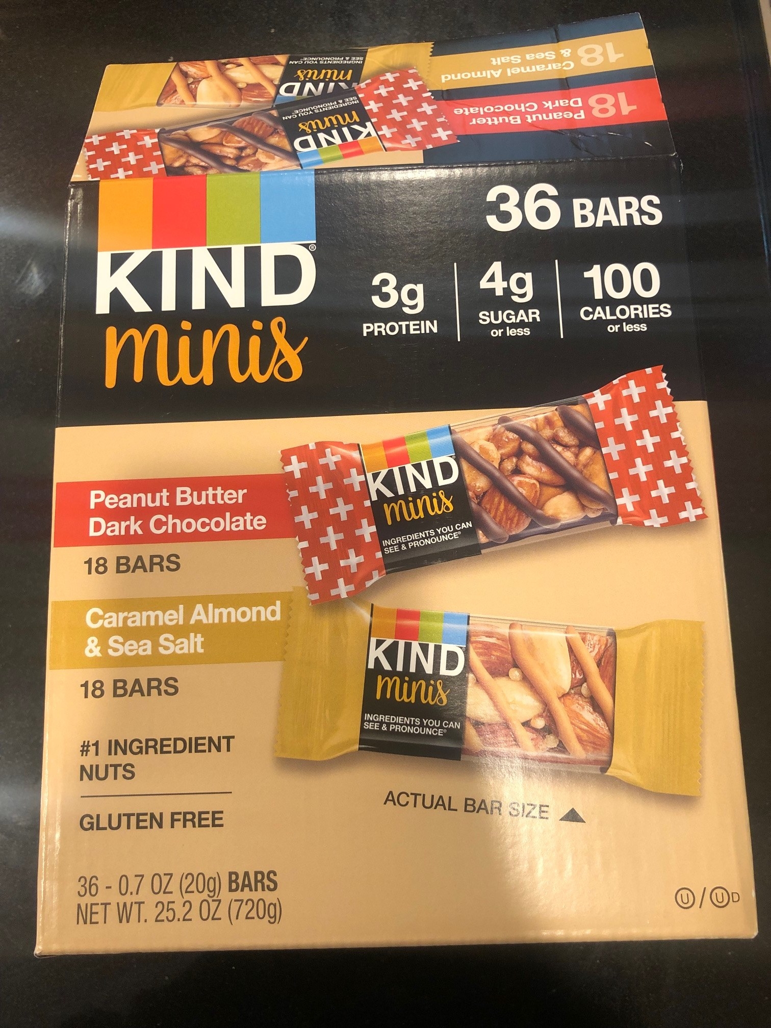 A box of Kind bars