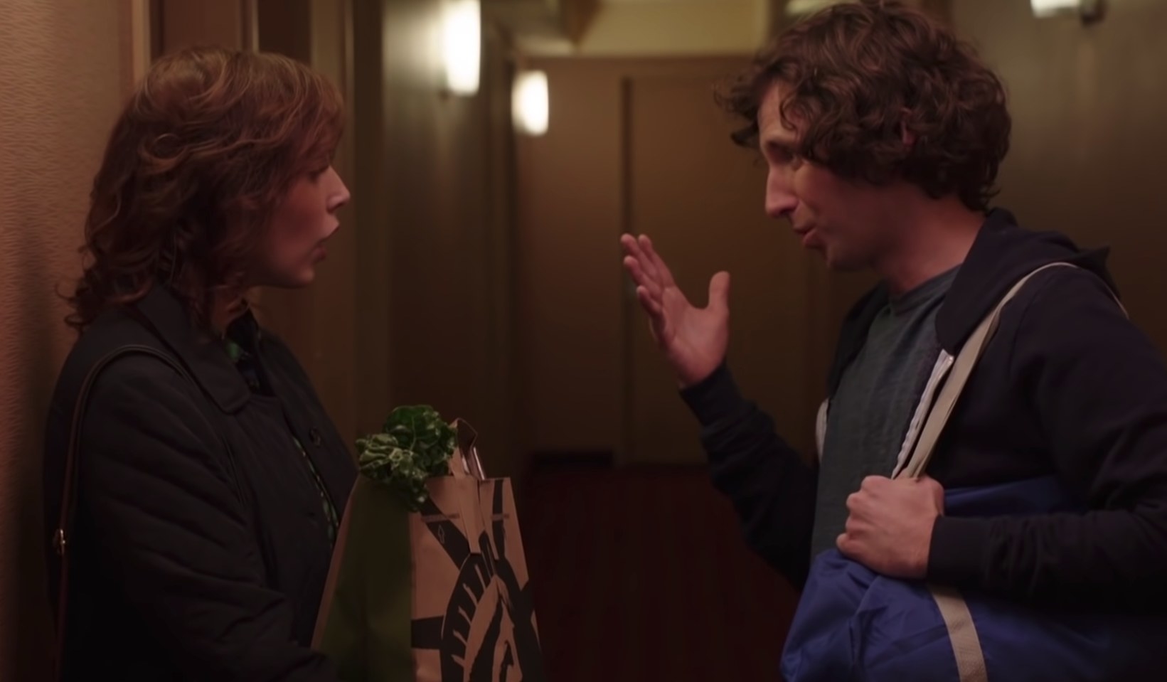 Kyle Mooney awkwardly flirting with Vanessa Bayer