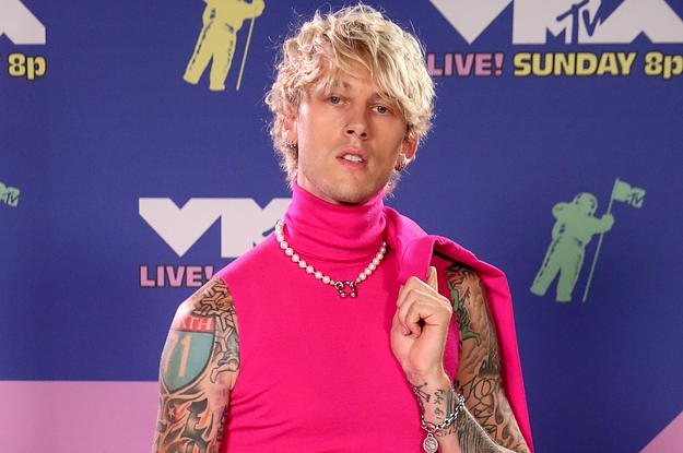 Machine Gun Kelly Covered Up Every Single One Of His Tattoos And Looks Unrecognizable In A Naked Photo