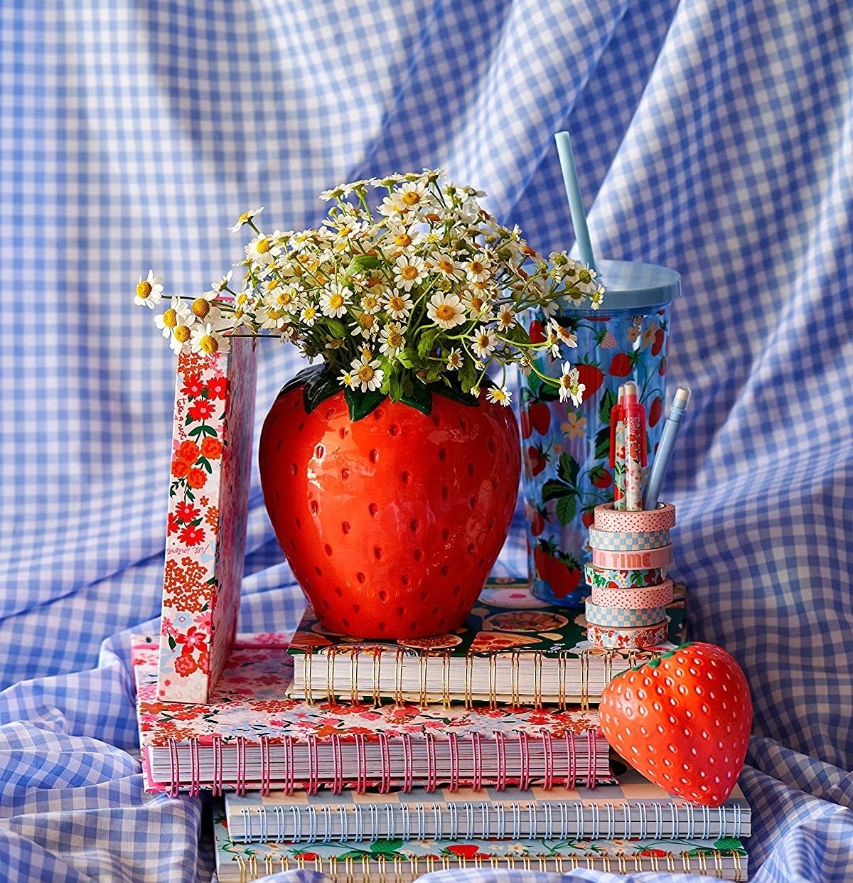the strawberry vase