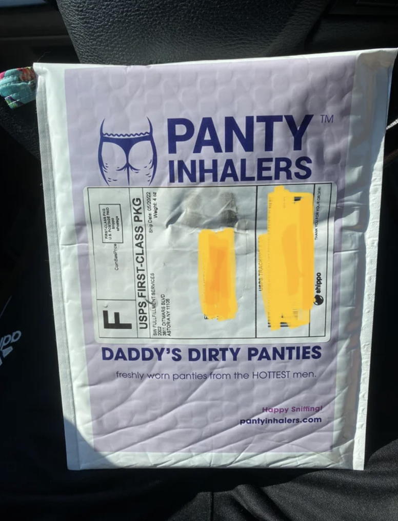 the package says panty inhales, daddy&#x27;s dirty panties
