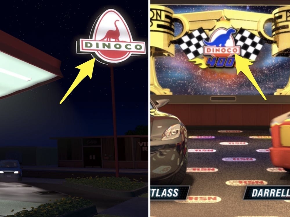 screenshot of an Easter egg from the "Toy Story" franchise