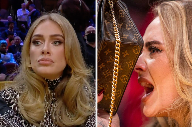 Adele Keeps Sitting Courtside At Basketball Games And Completely Stealing The Show By Doing Literally Nothing